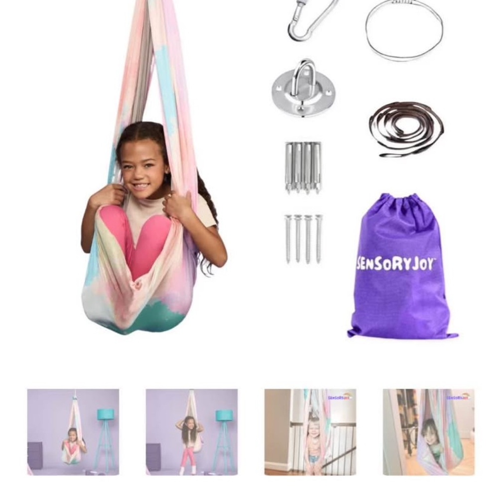 Kids Hammock Swing - Pastel Delight